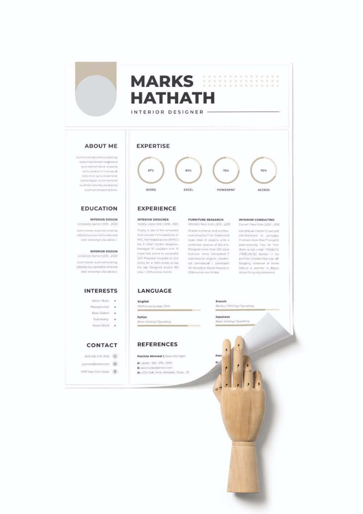CV #20 Marks Hathath