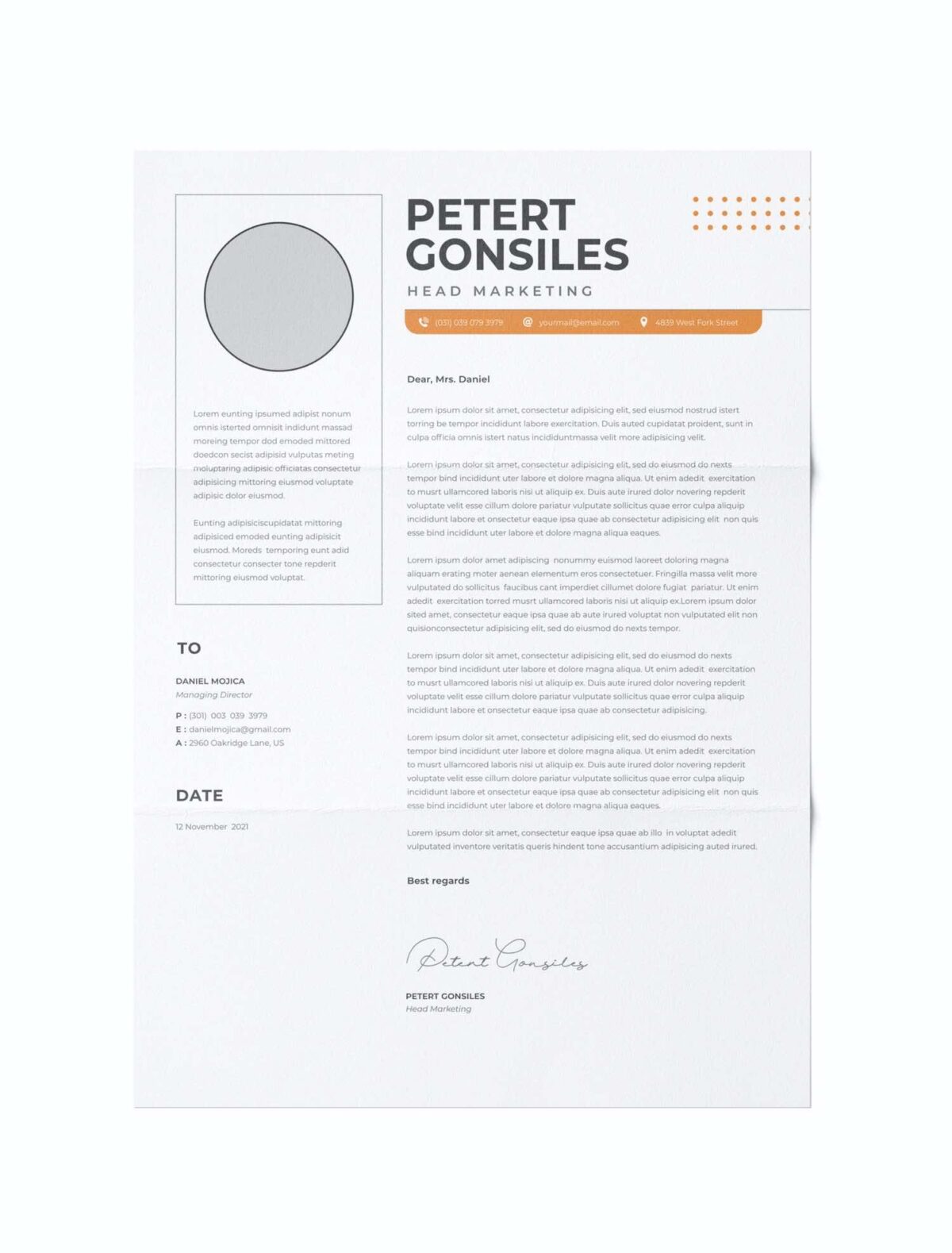 CV #39 Petert Gonsiles