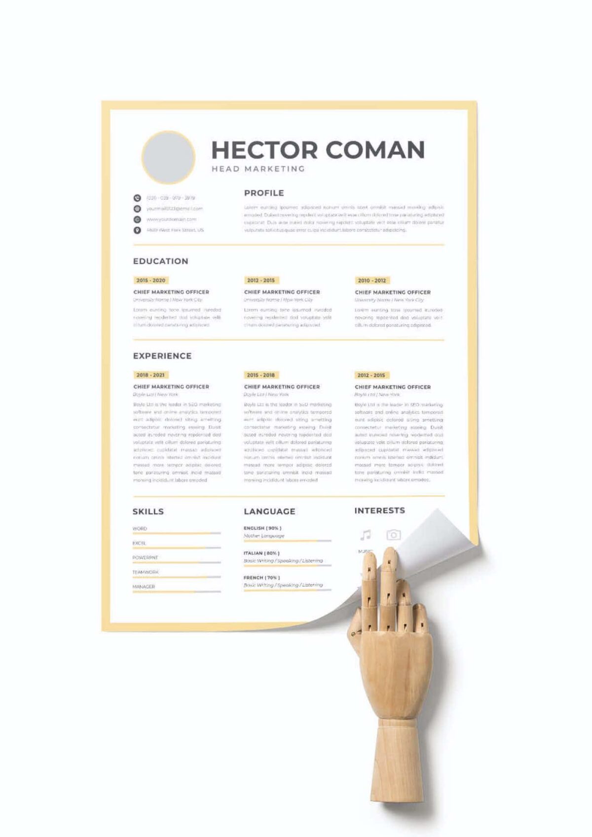 CV #41 Hector Coman