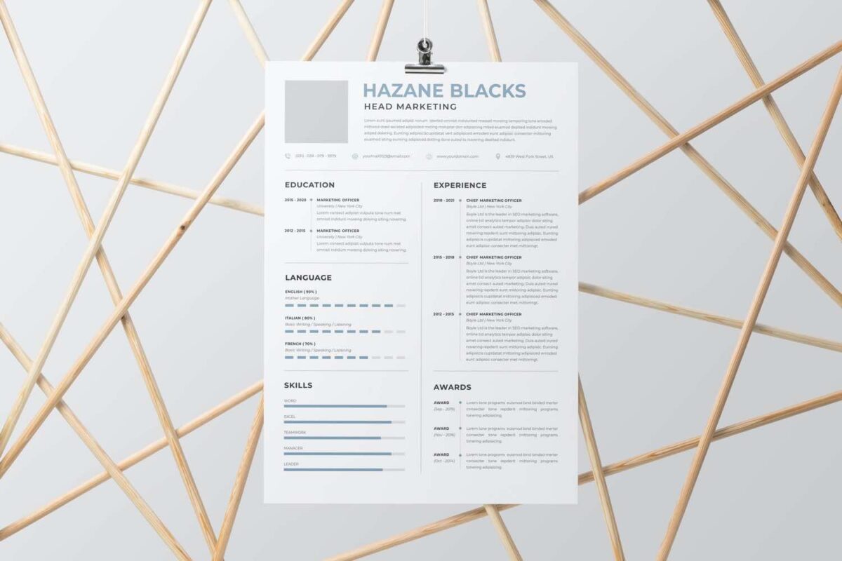 CV #43 Hazane Blacks