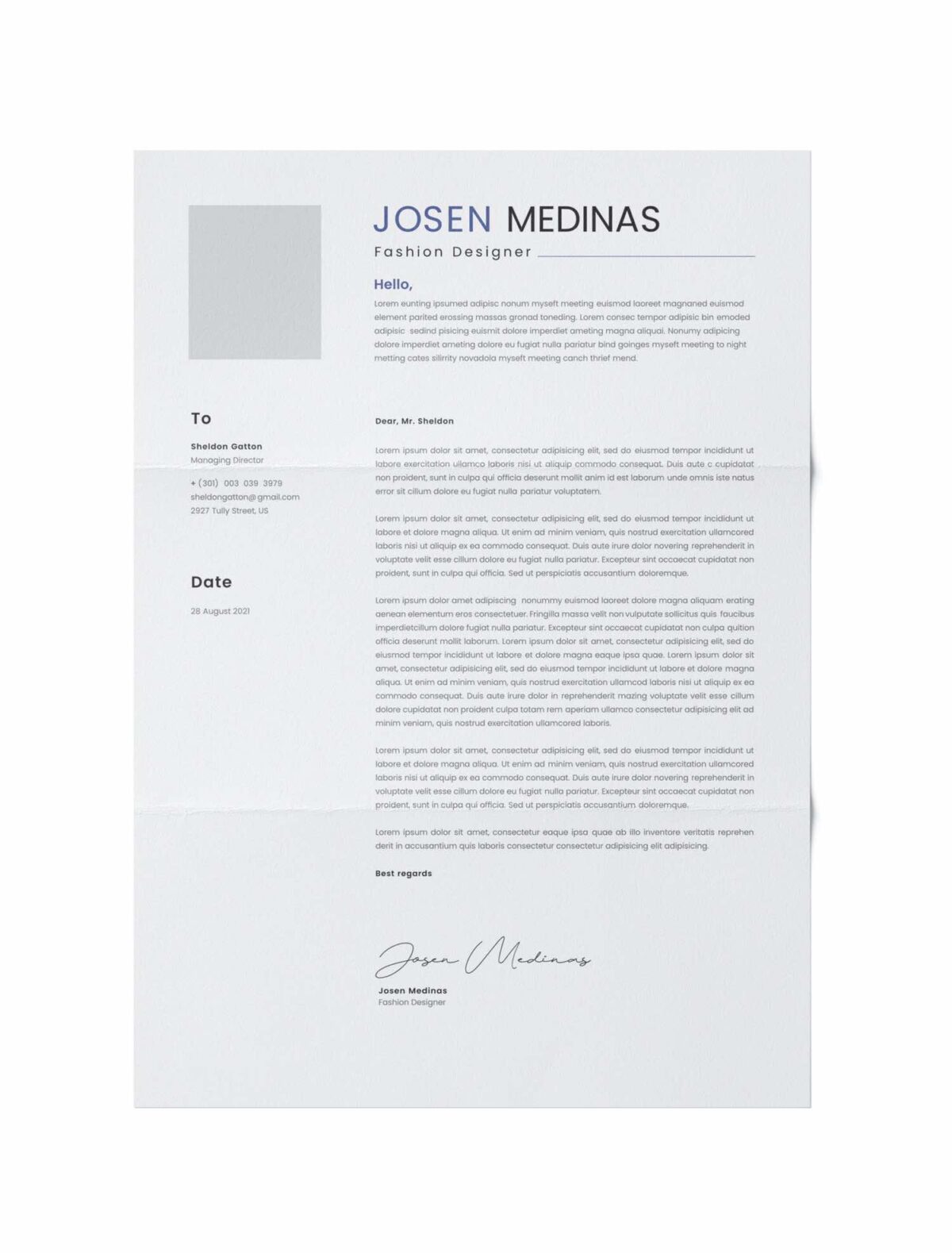 CV #9 Josen Medinas