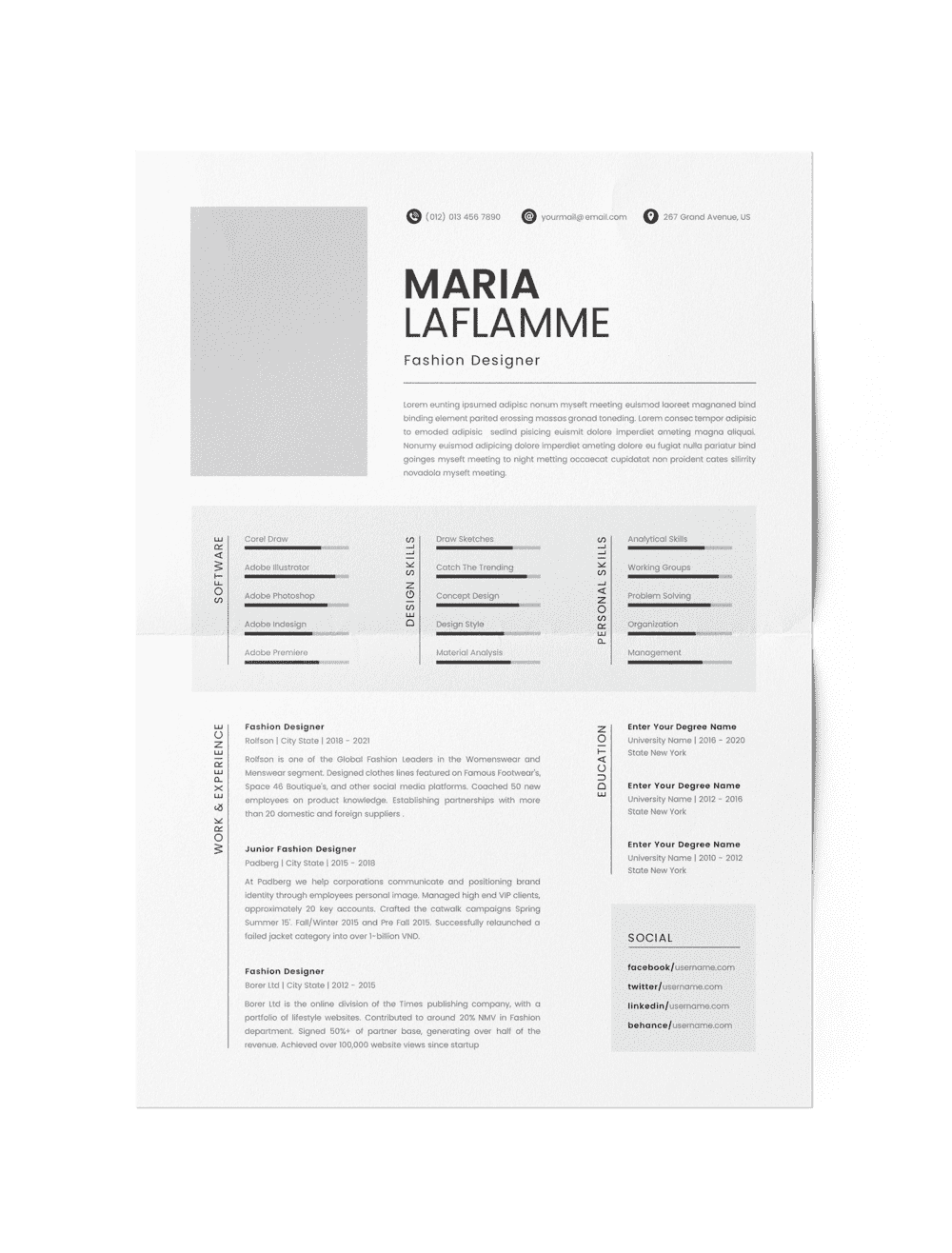 CV #10 Maria Laflamme