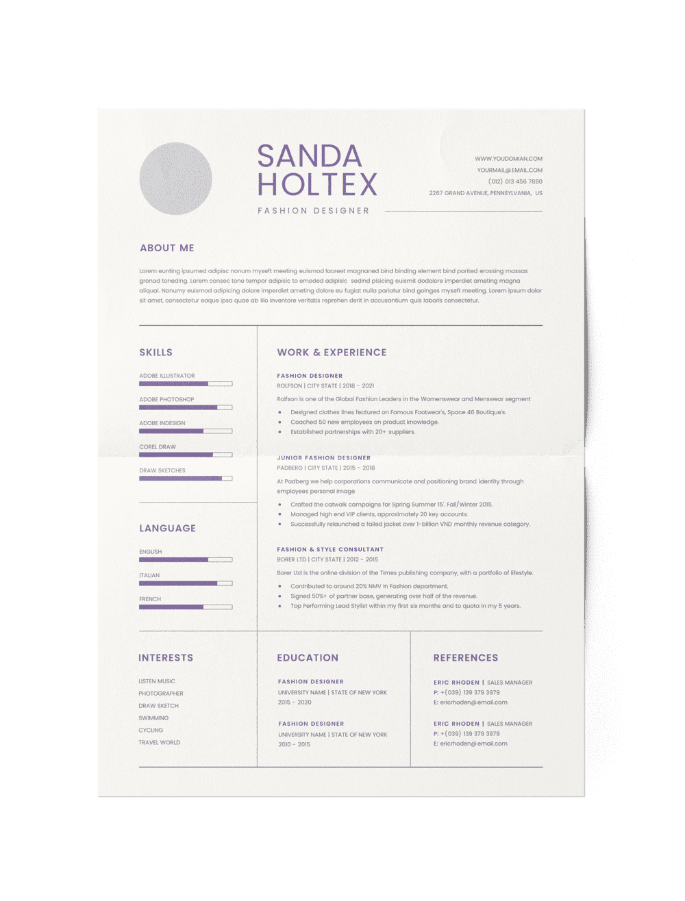 CV #13 Sanda Holtex