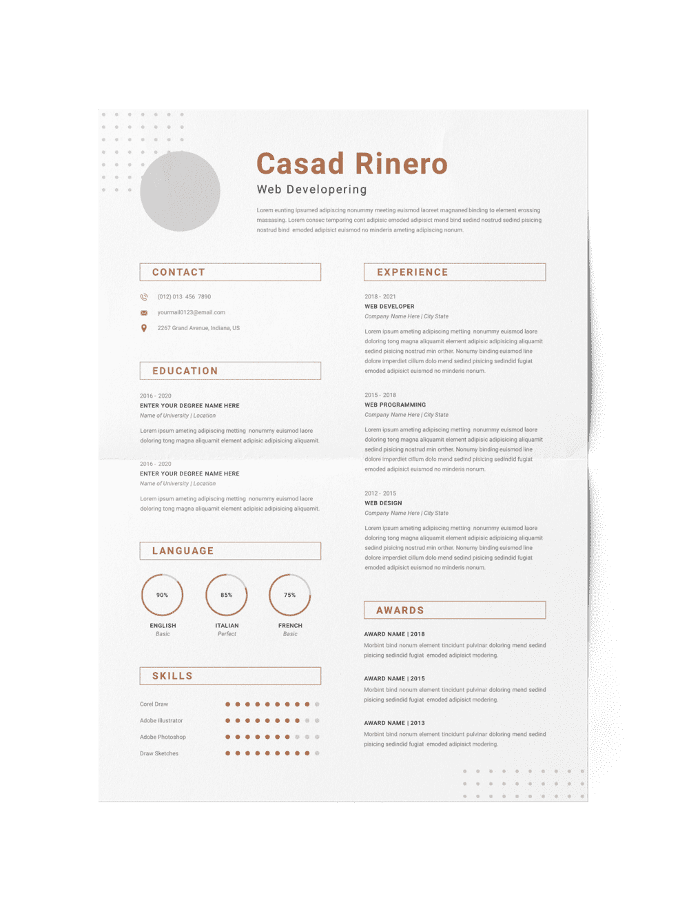 CV #17 Casad Rinero