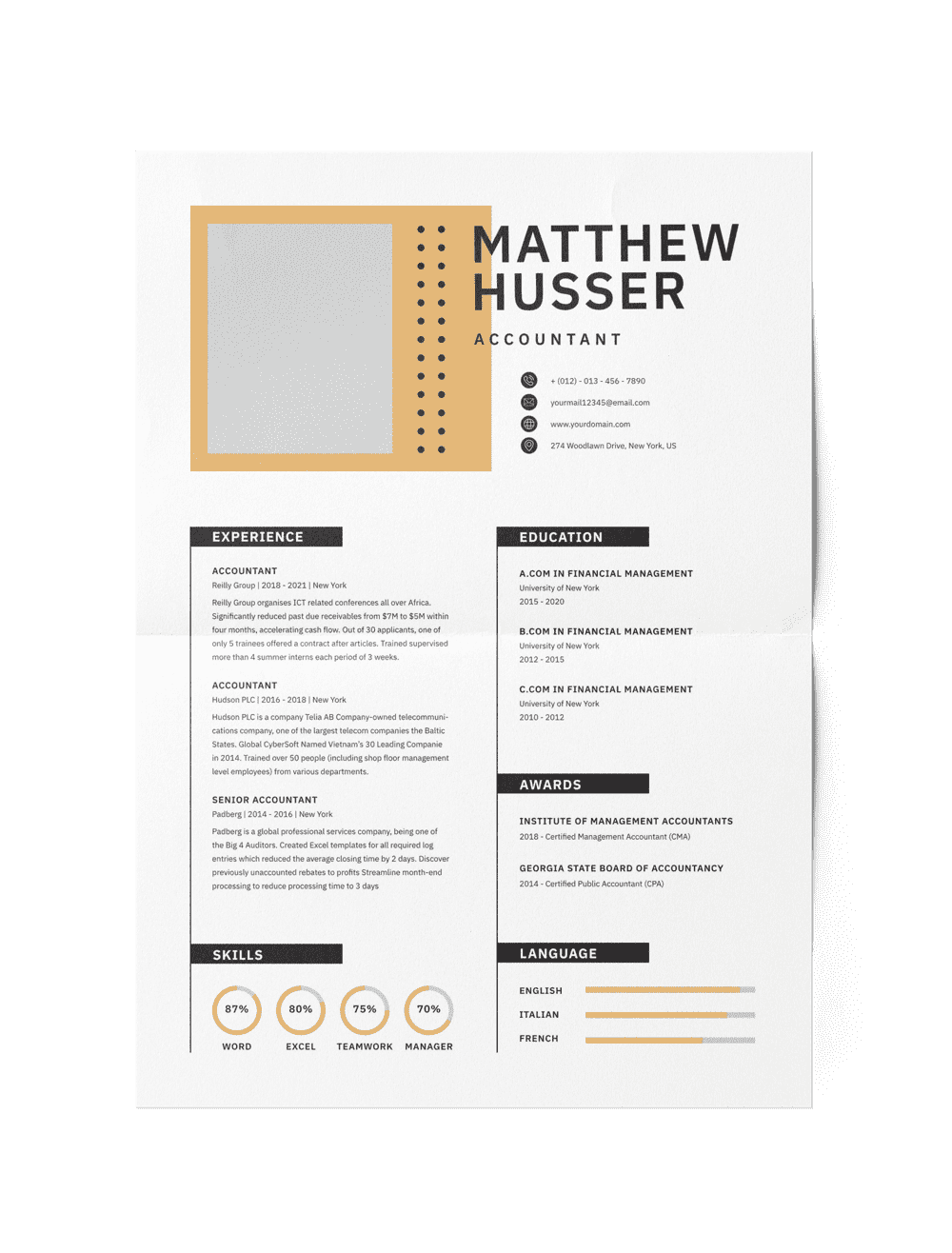 CV #23 Matthew Husser