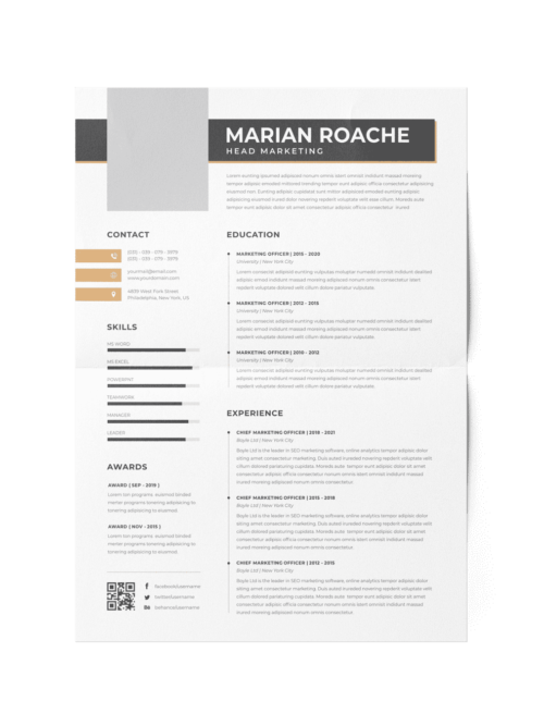 CV #34 Marian Roache