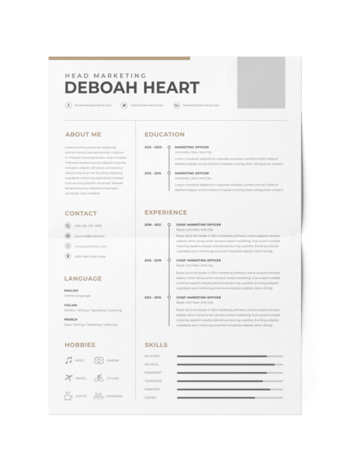 CV #38 Deboah Heart