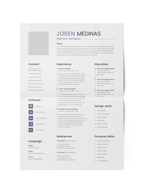 CV #9 Josen Medinas