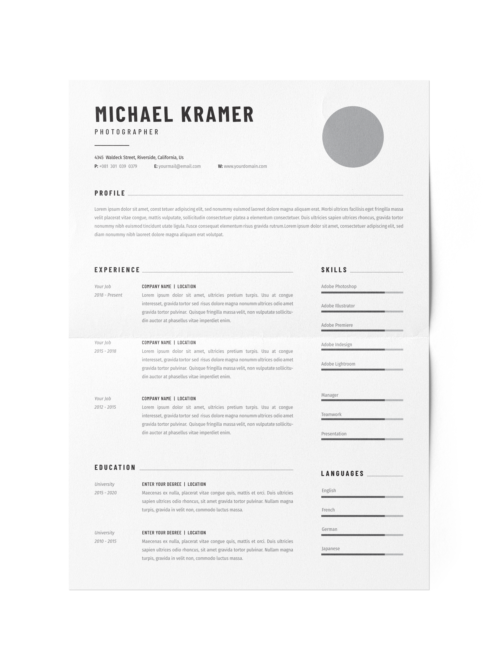 CV #55 Michael Kramer