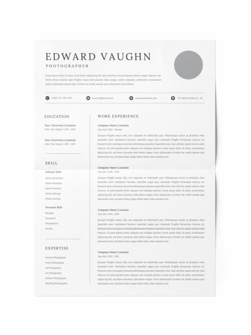 CV #47 Edward Vaughn