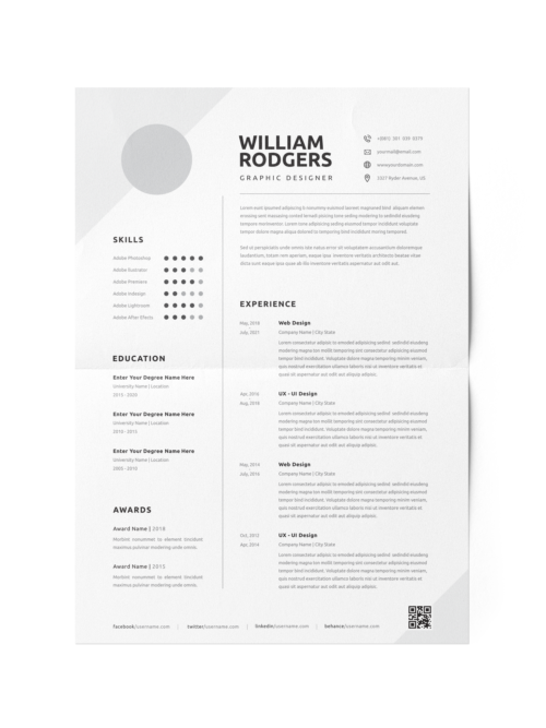 CV #95 William Rodgers