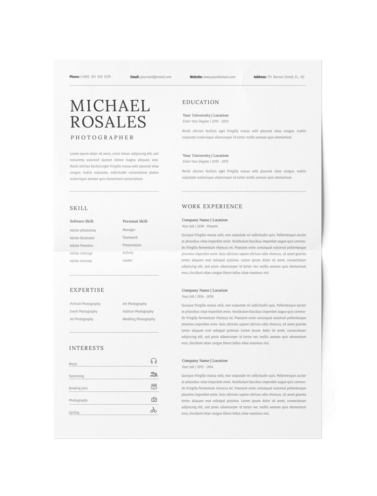 CV #48 Michael Rosales