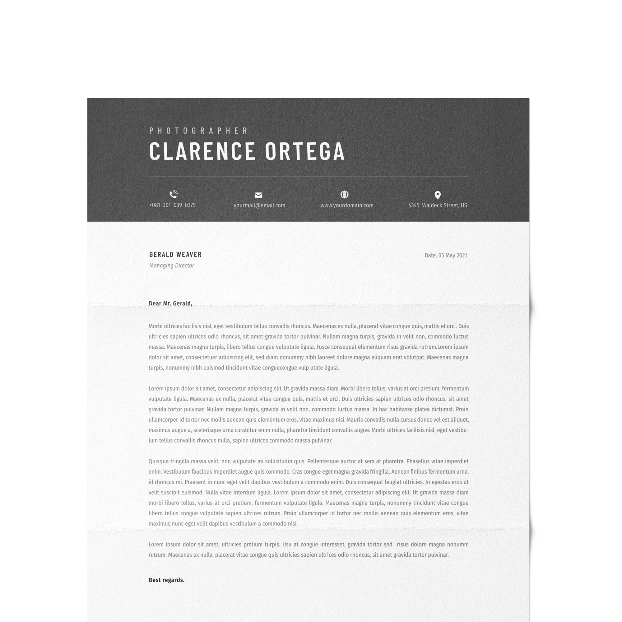 CV #57 Clarence Ortega