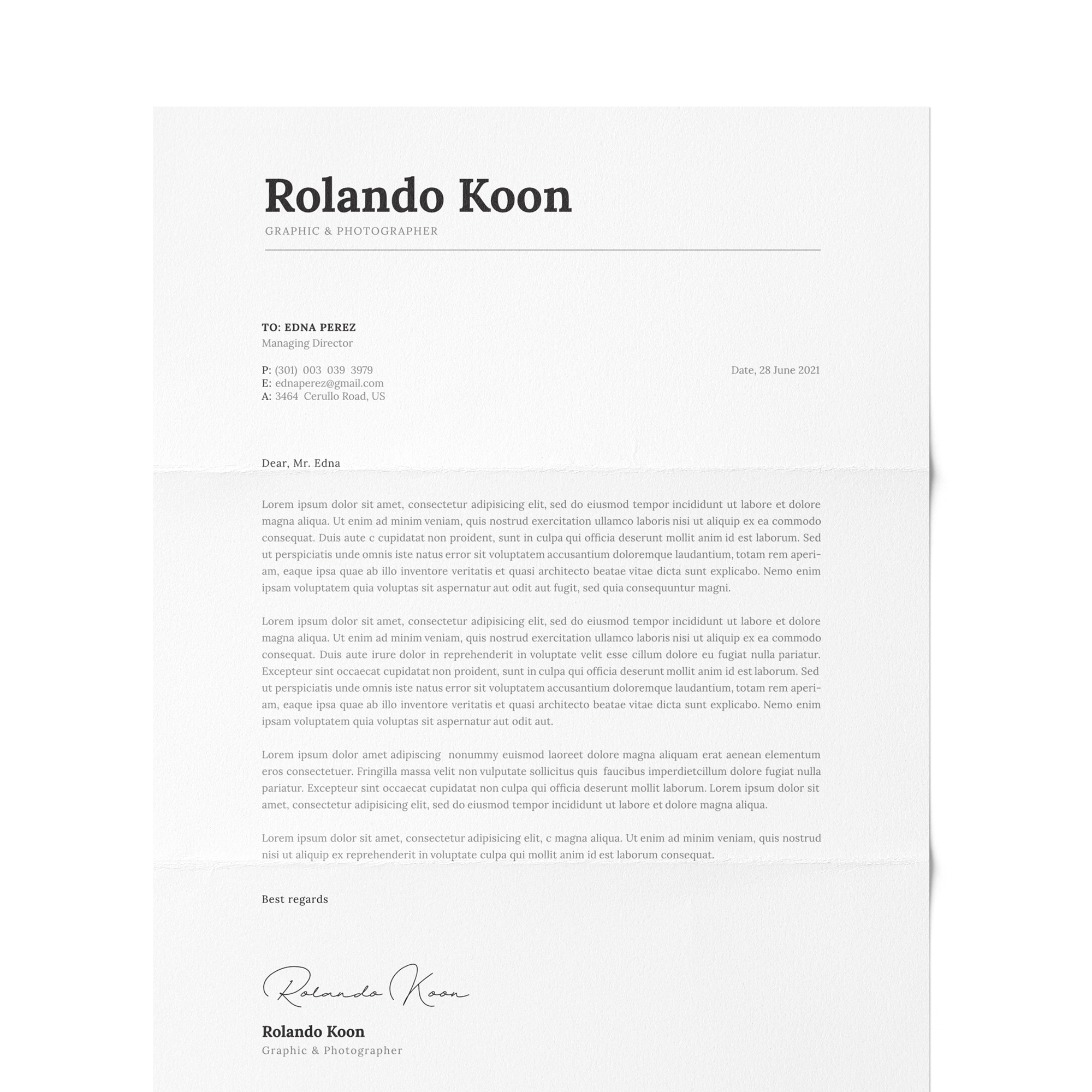 CV #66 Rolando Koon