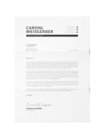 CV #77 Caronl Weisgerber