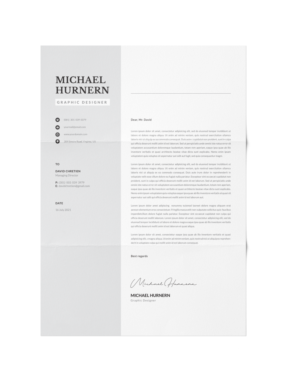 CV #83 Michael Hurnern