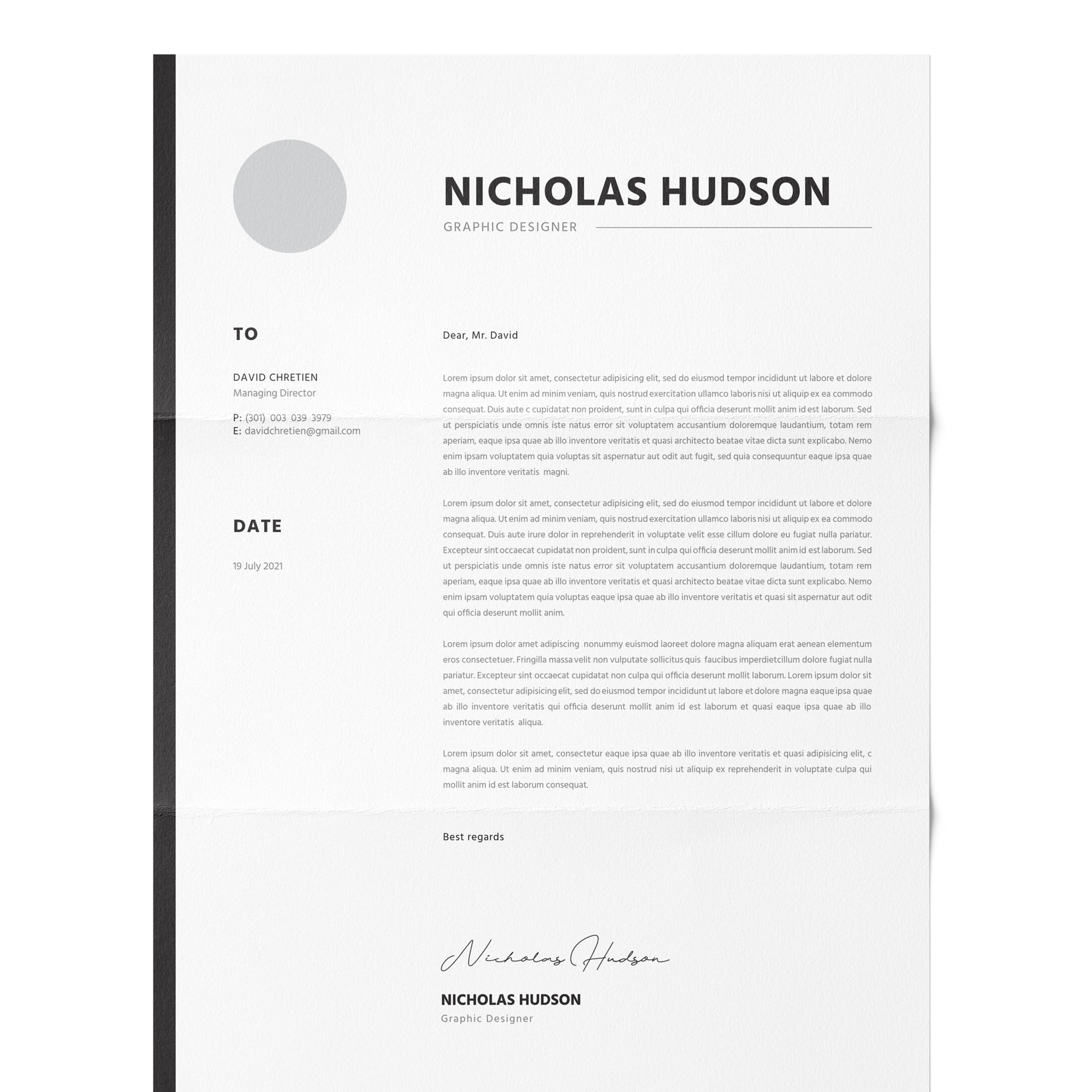 CV #85 Nicholas Hudson