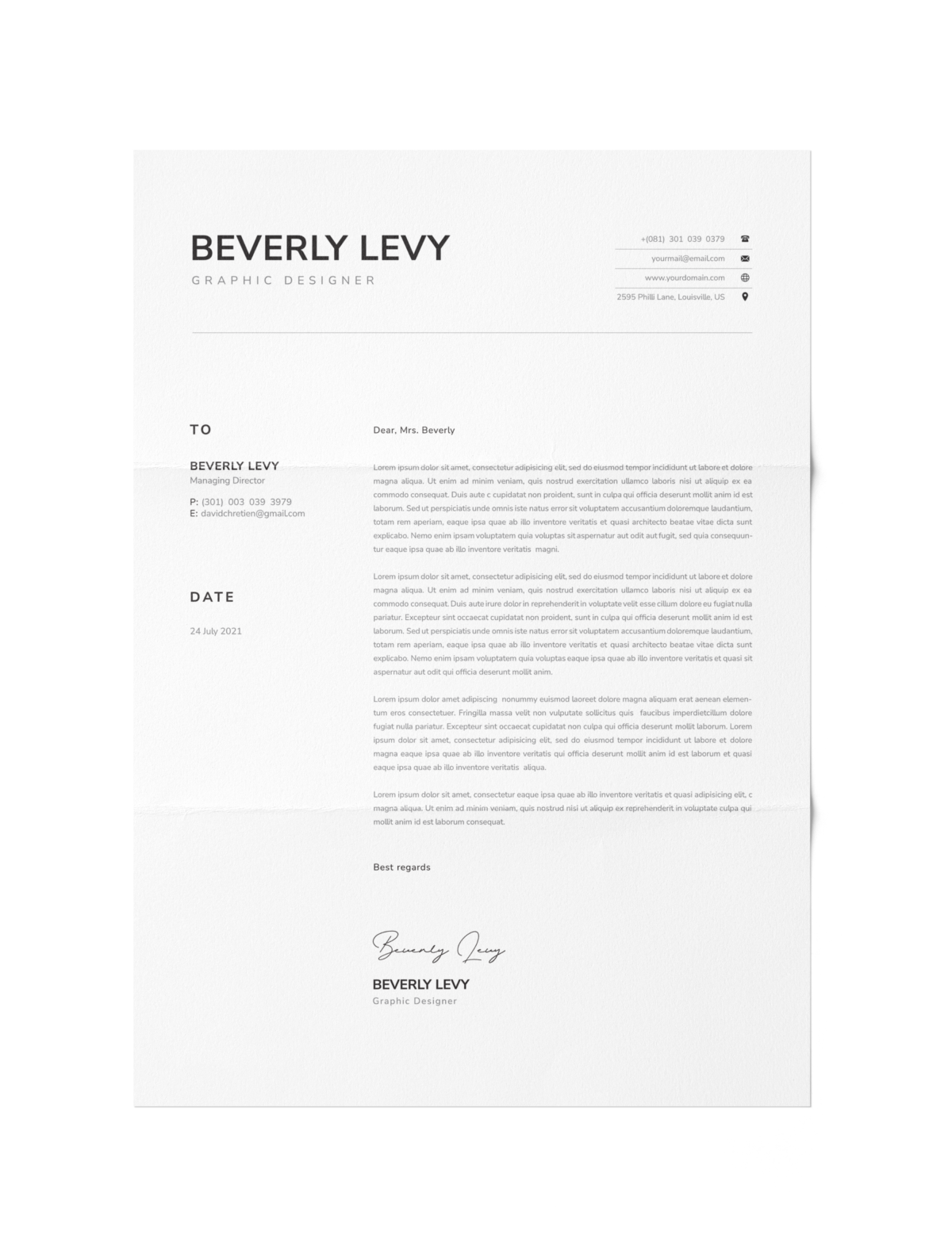 CV #93 Beverly Levy