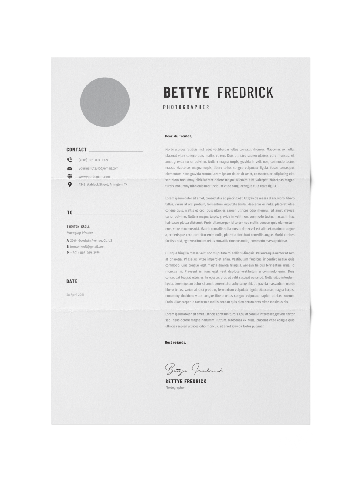 #CV 49  Bettye Fredrick