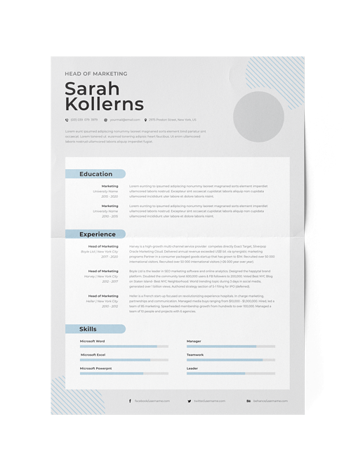 CV #103 Sarah Kollerns