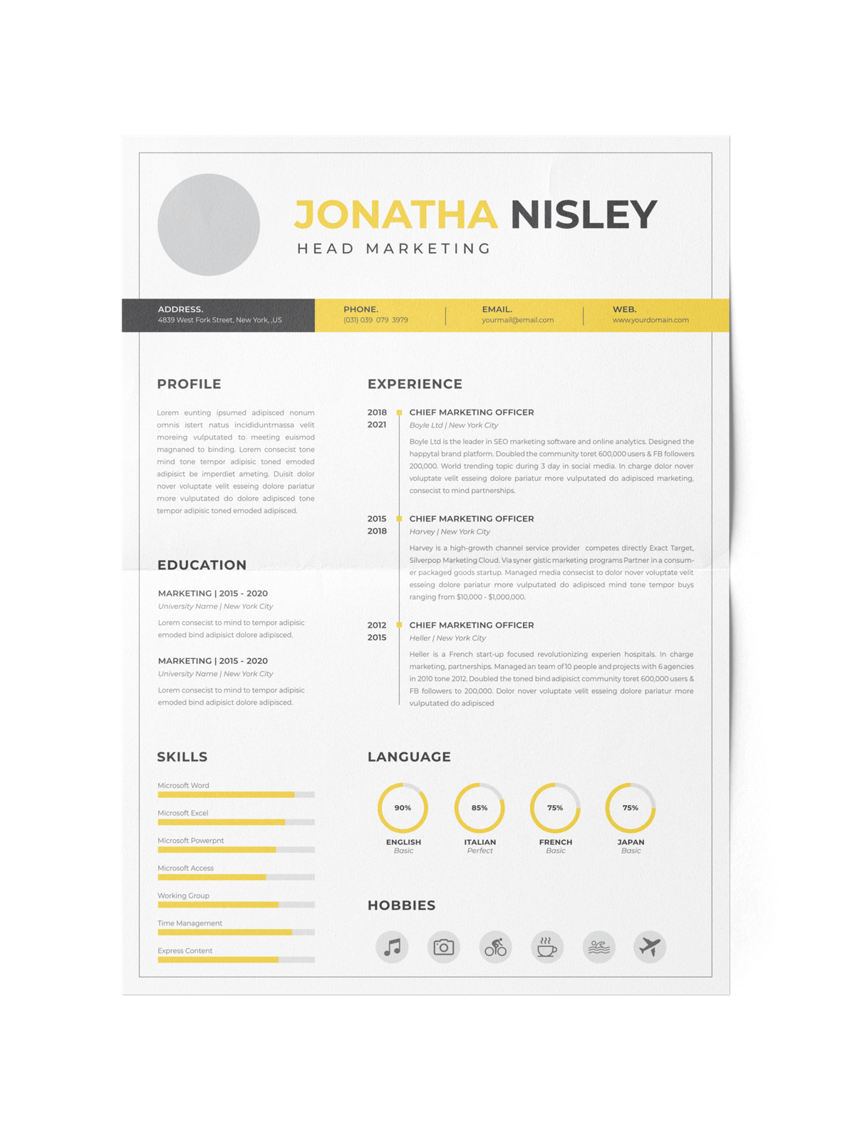 CV #108 Jonatha Nisley