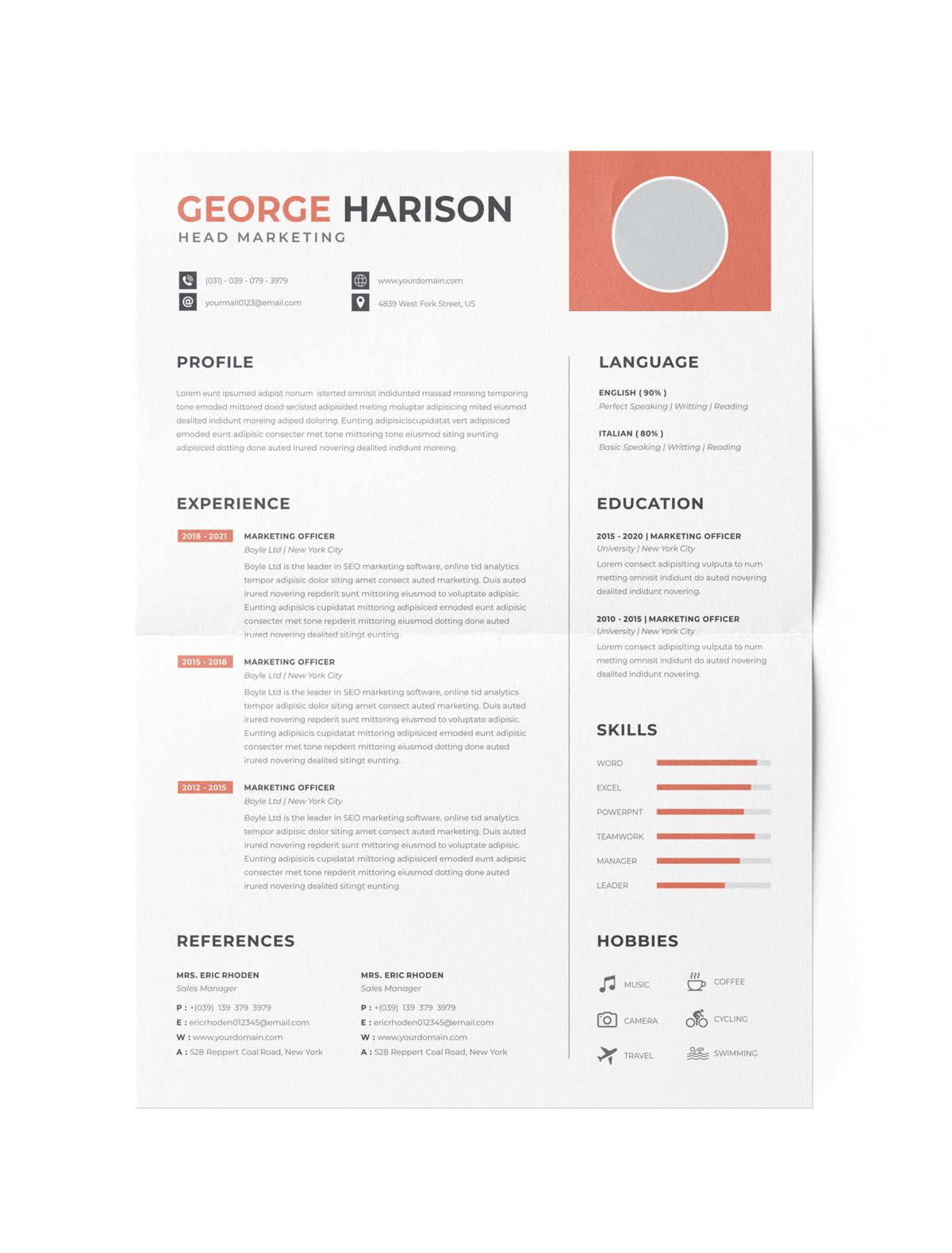 CV #112 George Harrison