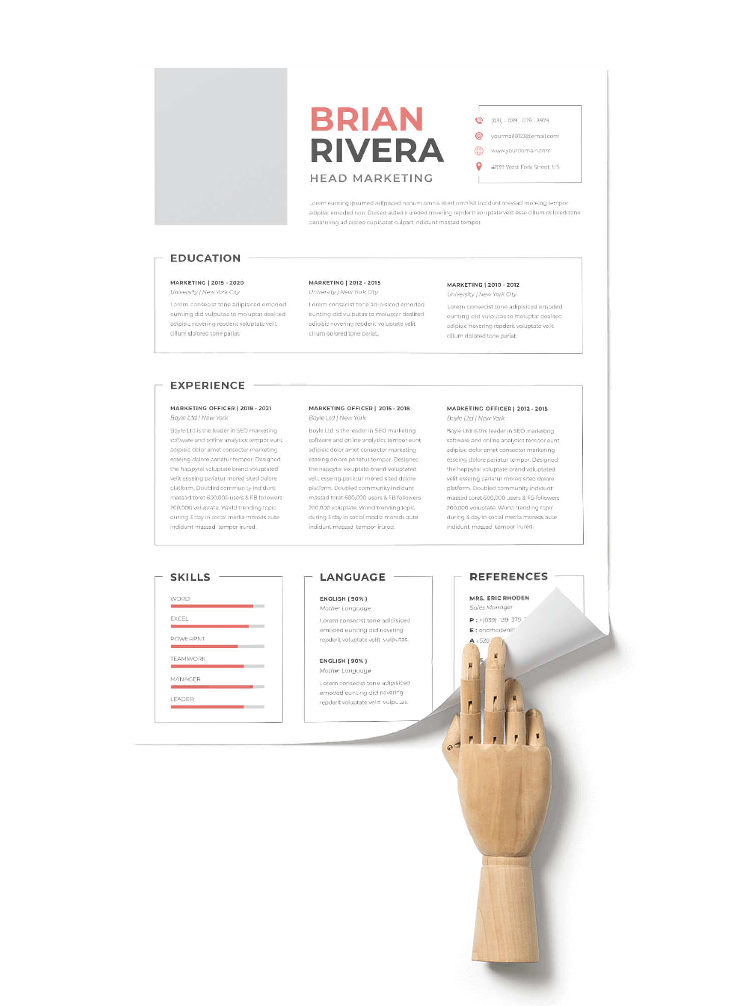 CV #123 Brian Rivera