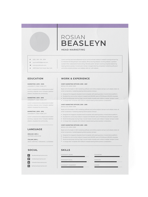 CV #138 Rosian Beasleyn