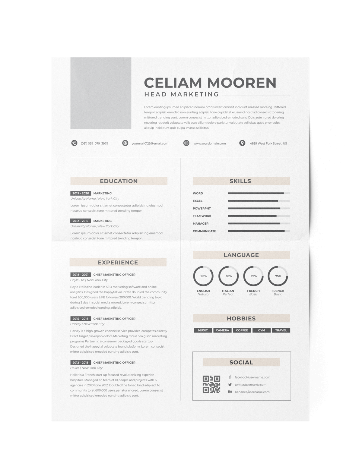 CV #163 Celiam Mooren