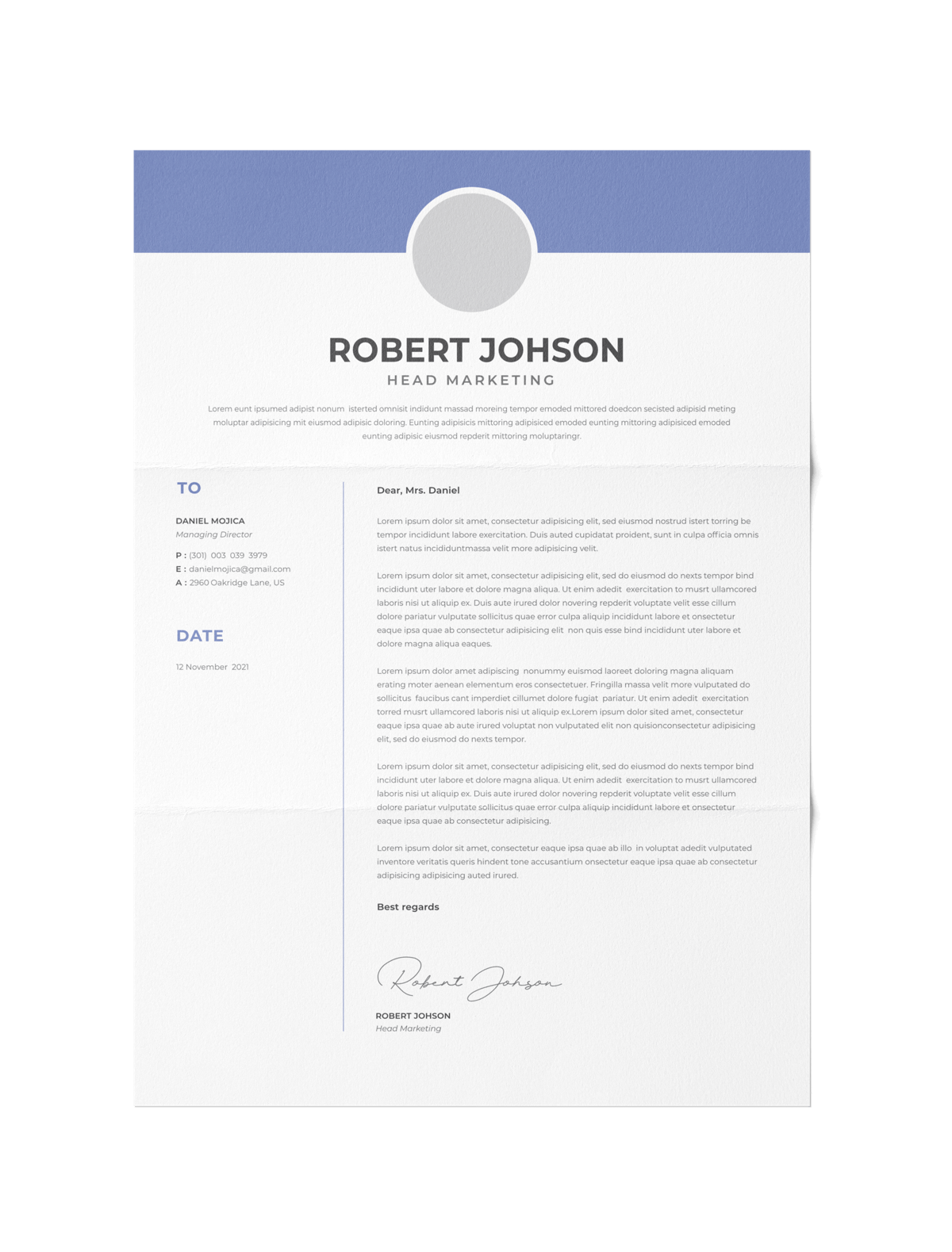 CV #114 Robert Johson