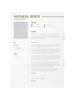 CV #124 Micheal Boos