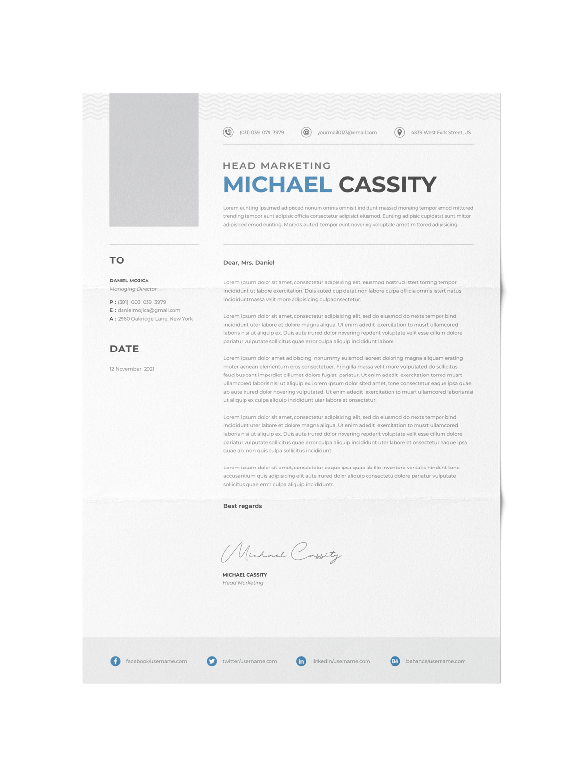 CV #149 Michael Cassity