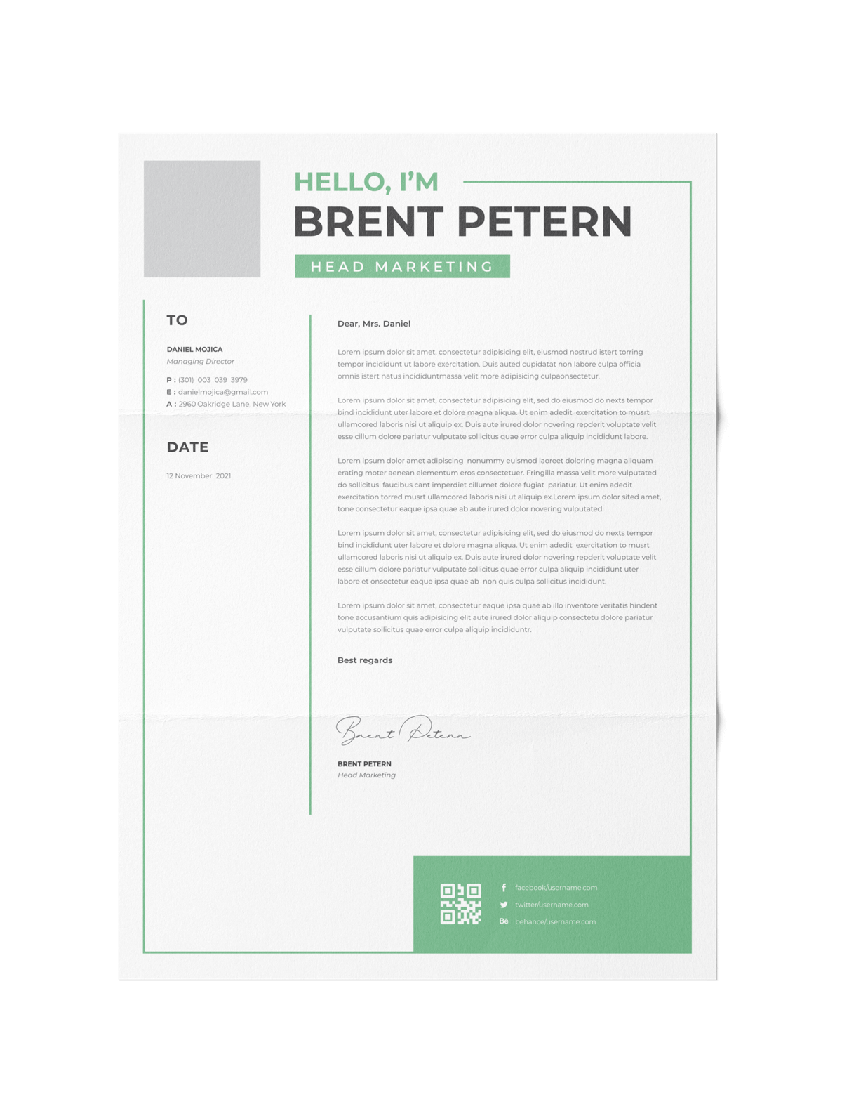 CV #150 Brent Petern