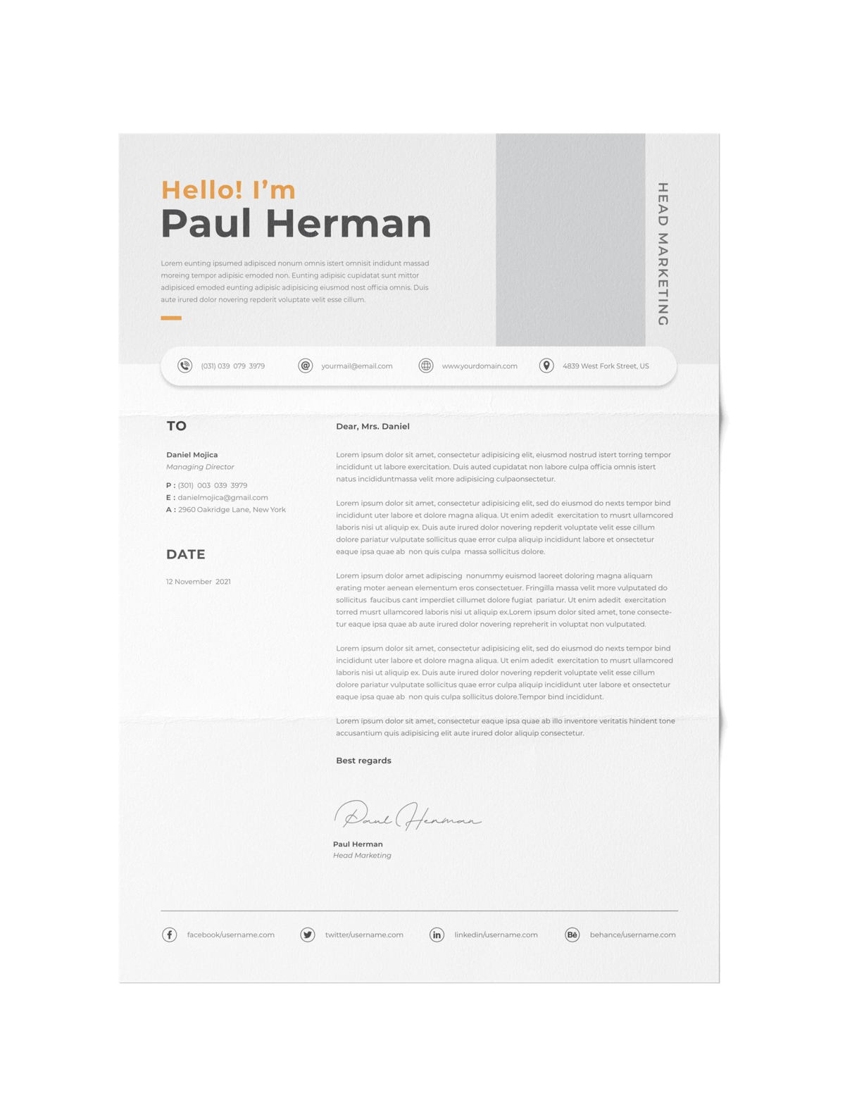 CV #154 Paul Herman