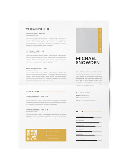 CV #82 Michael Snowden